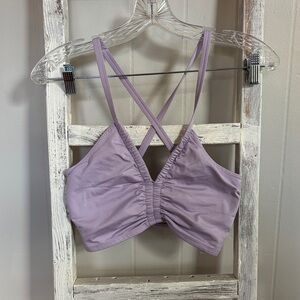 FP Movement by Free People Lilac Cross-Back Sports Bra